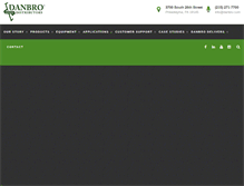 Tablet Screenshot of danbro.com